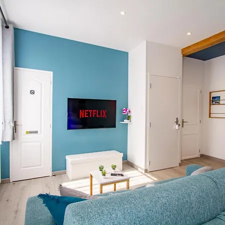 Appartement Cocon D'hiver - Netflix & Wifi - Parking Gratuit - Check-in 24h24 - Kit Bebe Inclus - Emplacement Velos - Goodmarning *