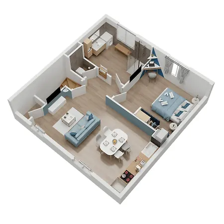 Cocon D'hiver - Netflix & Wifi - Parking Gratuit - Check-in 24h24 - Kit Bebe Disponible Sur Demande - Emplacement Velos - Goodmarning Châlons-en-Champagne